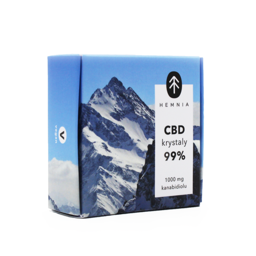 Hemnia Cristale CBD 99%, 5000mg CBD, 5 grame