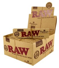 RAW Papiery Connoisseur King Size z filtrami, 110 mm, 24 szt. w opakowaniu