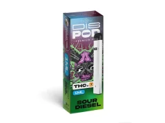 Czech CBD THCV Vape Pen disPOD Sour Diesel, 25 % THCV, 67 % CBG, 1 мл