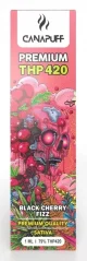 CanaPuff THP420 Stylo Vape Jetable Black Cherry Fizz, THP420 79 %, 1 ml