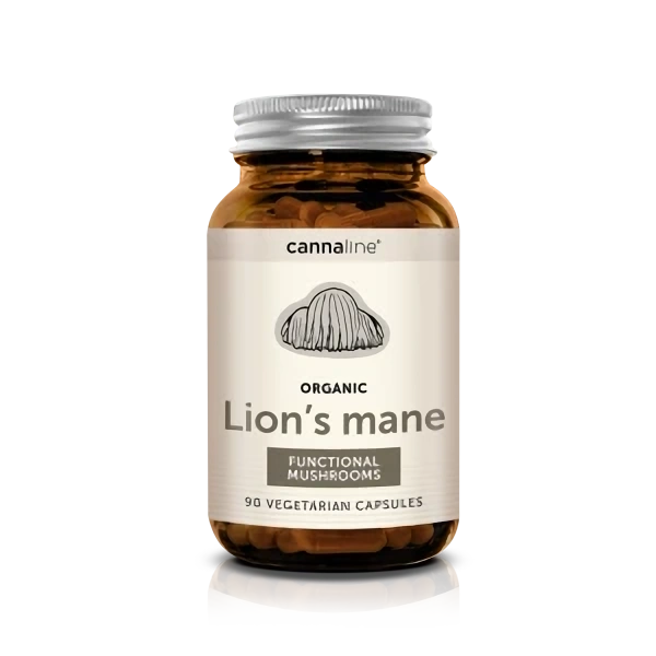 Cannaline Funkční houby Lions Mane, 90 kapslí