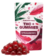 Canntropy THC+ Gummies Fresa, 30uds x 5mg, 150g