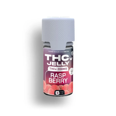 Češki CBD THCV žele bonboni malina, 25 mg THCV, 8 kos