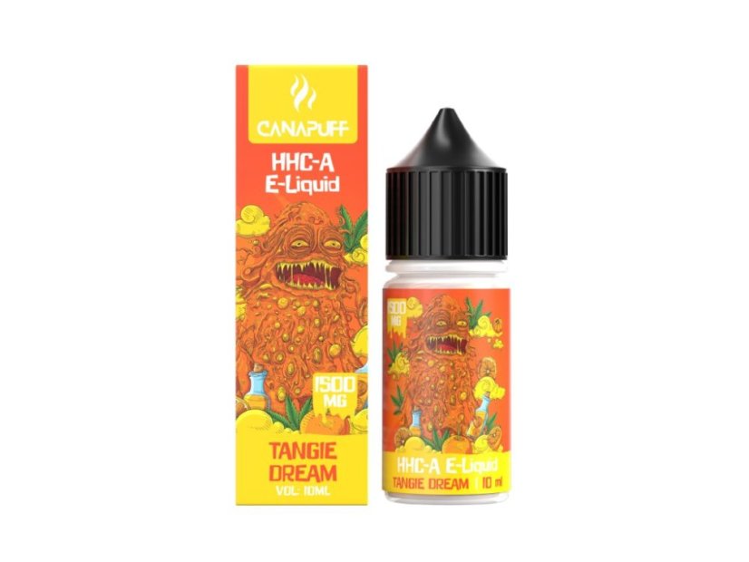 CanaPuff HHCA Liquid Tangie Dream, 1500 mg HHCA, 10 ml CanaPuff HHCA Liquid Tangie Dream, 1500 mg HHCA, 10 ml