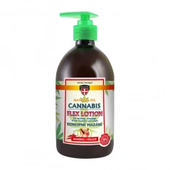Palacio CANNABIS Gel de masaj cald cu pompă, 500 ml