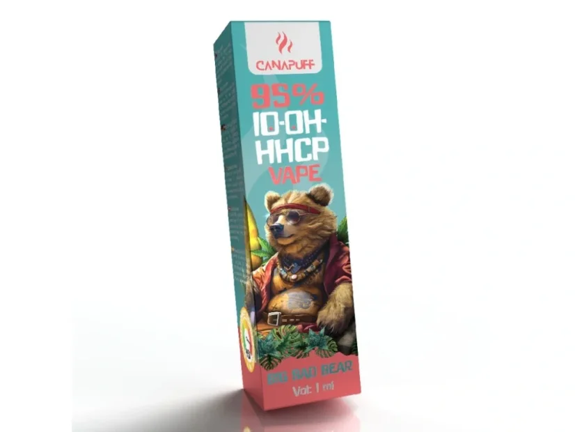 CanaPuff 10-OH-HHCP Einweg-Vape-Pen Big Bad Bear, 10-OH-HHCP 95 %, 1 ml
