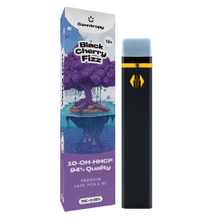 Canntropy Pena Vape 10-OH-HHCP Black Cherry Fizz, Kualitas 10-OH-HHCP 94%, 2 ml