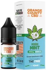 Orange County CBD E-Liquid Kush Mint, CBD 300 mg, 10 ml