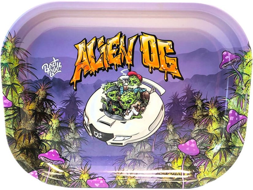 Best Buds Tanka kutija za rolanje s pohranom, Alien OG