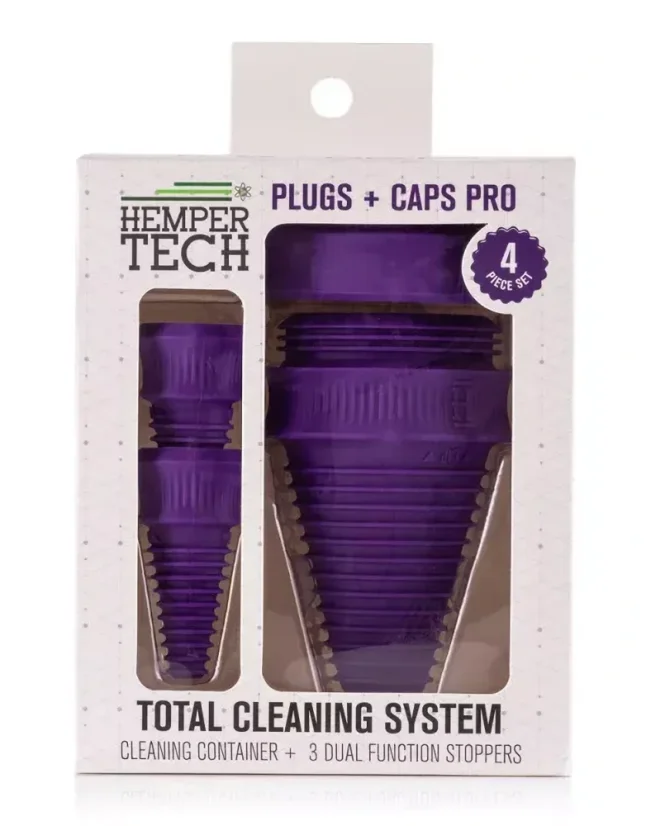 HEMPER Bouchons de Nettoyage + Bouchons PRO - violet