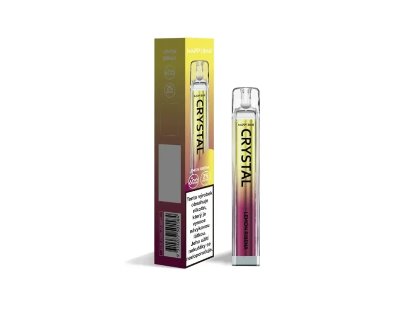 Happ Bar Crystal Vape Pen Lemon Ribena, 2 ml