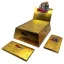 Monkey King KSS Foițe de rulat cu filtre Billionaire Gold, 1 carnet