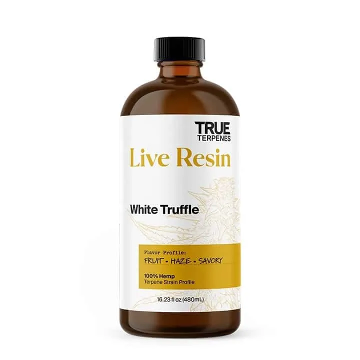 True Terpenes Hvid trøffel af levende harpiks (2 ml - 960 ml)