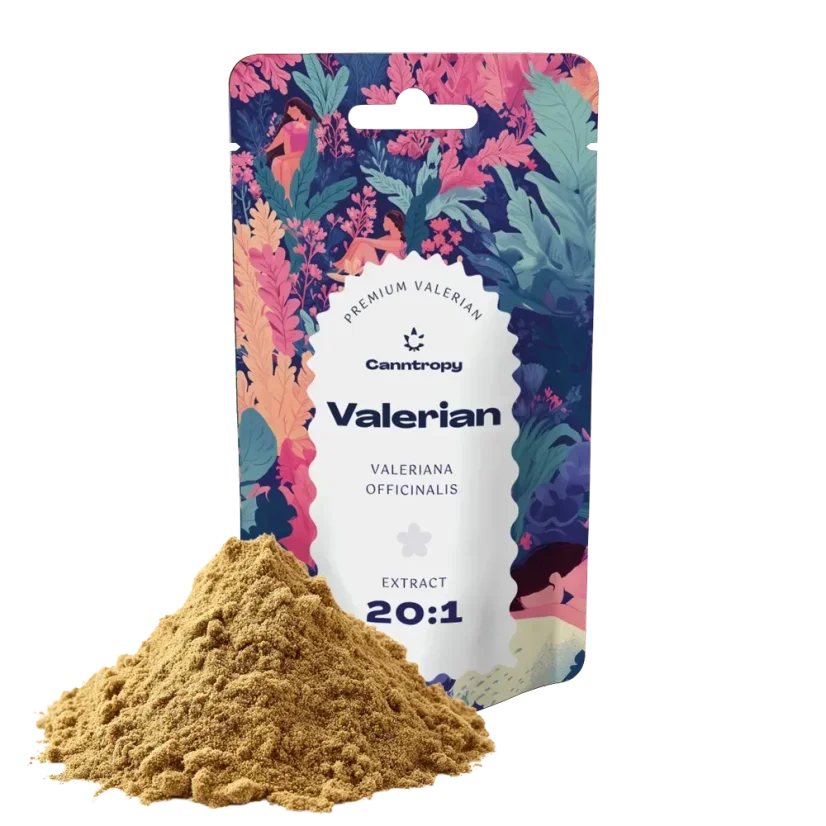 Canntropy Valerian (Valeriana officinalis) Fayyadamuu 20:1, 5 g - 100 g