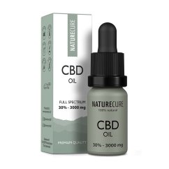 Ulei CBD cu spectru complet Nature Cure, 30%, 3000 mg, 10 ml