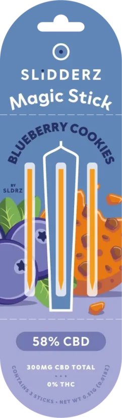 Slidderz Joint Core Blueberry Cookies, 3 pcs x 100 mg CBD
