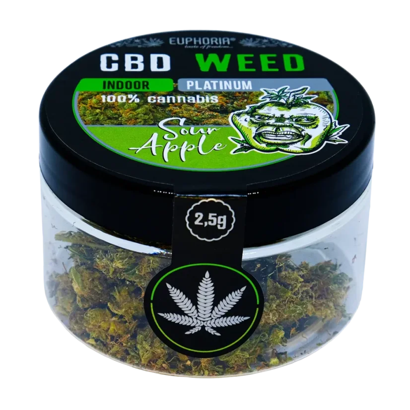 Euphoria Cannabis CBD Pomme aigre 2,5 g