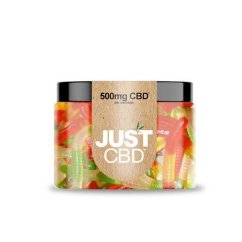 JustCBD Gummies Worms 250 mg - 3000 mg CBD