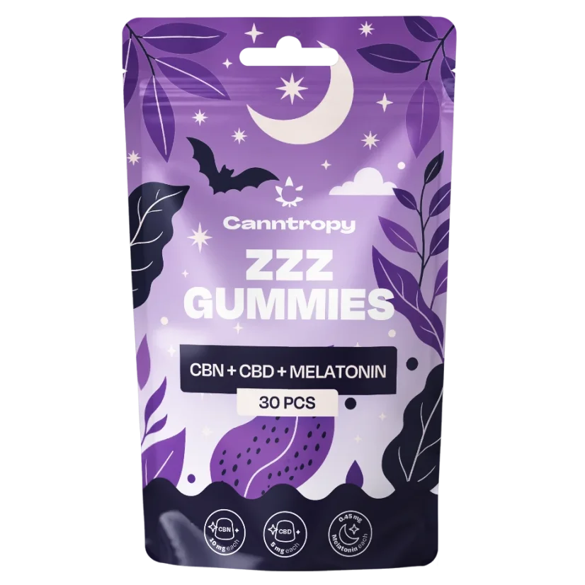 Canntropy CBN + CBD + Melatonin Sleep Gummies 30 pcs x 5mg, 60g