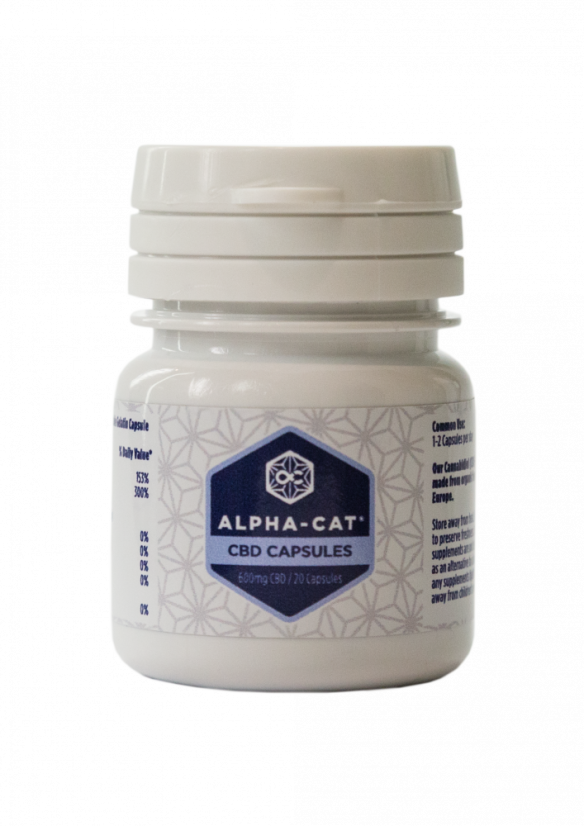 Alpha-CAT Capsules de CBD 20x30mg, 600 mg