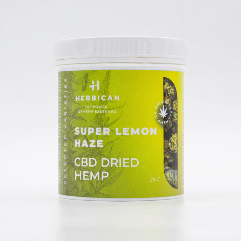 Herbican CBD Hemp Flower Super Lemon Haze, 5 g - 100 g