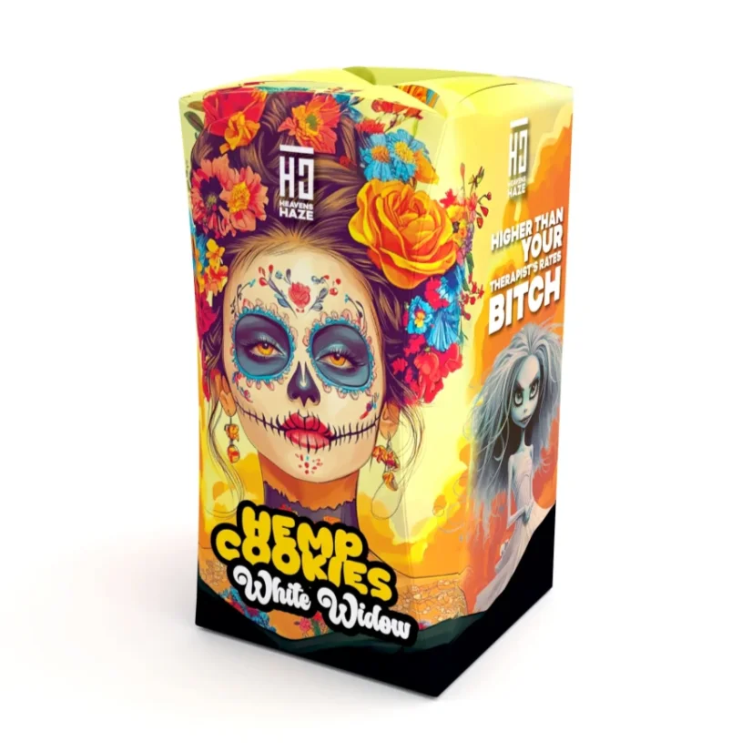 Heavens Haze Biscoitos de Cânhamo White Widow, 100 g Heavens Haze Biscoitos de Cânhamo White Widow, 100 g