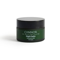 Cannor Night AntiAge Cream avec CBD & ; Stoechiol - 25 ml