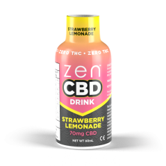 ZEN CBD Drink - jagodna limonada, 70 mg, 60 ml