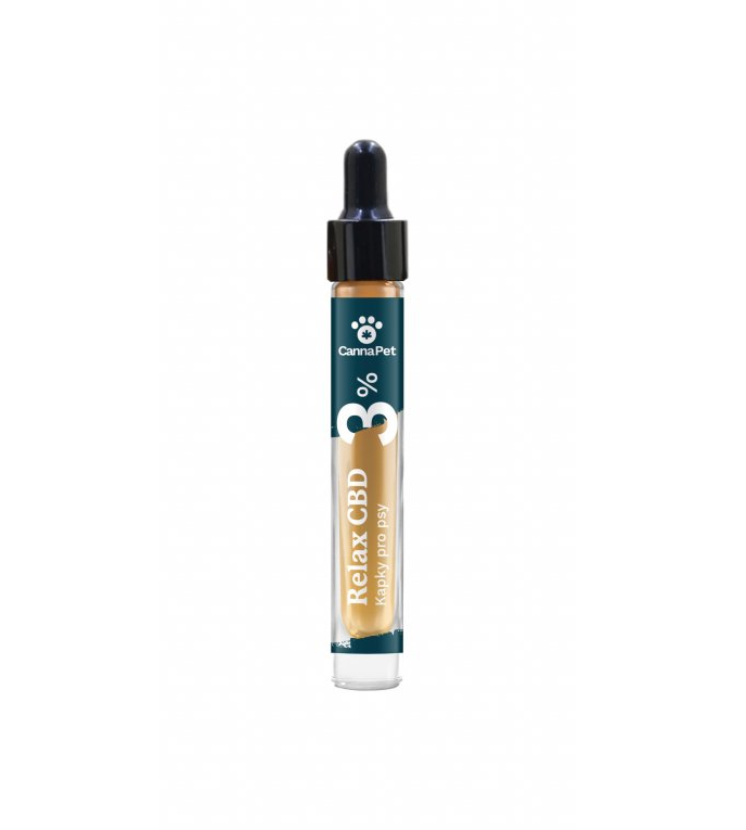 CannaPet Relax CBD 3 % kvapky pre psov, 7 ml, 210 mg