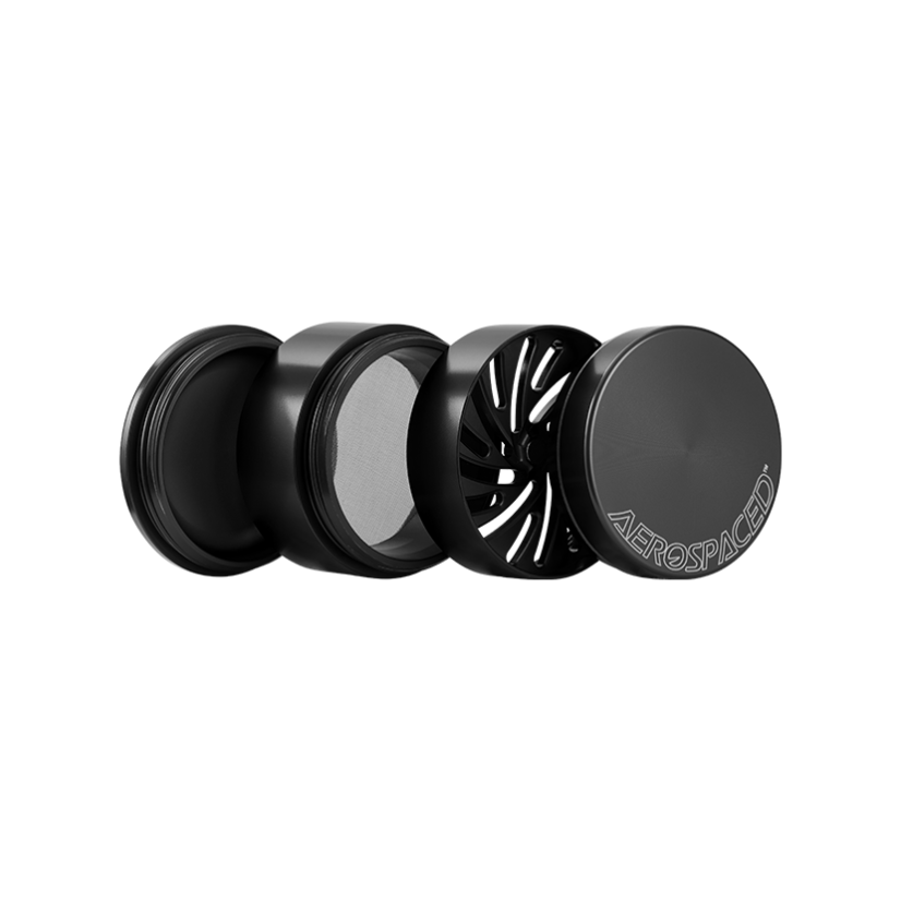 Aerospaced Tandlös slipmaskin, 4-delad, 63 mm - 4 färger