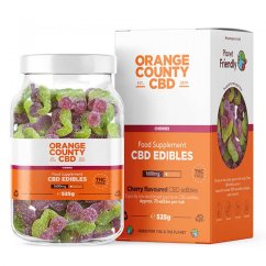 Orange County CBD Gumové třešně, 70 ks, 1600 mg CBD, 525 G