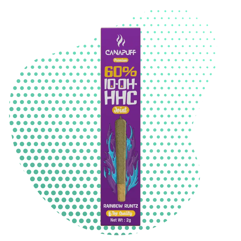 CanaPuff 10-OH-HHC Preroll Rainbow Runtz, 10-OH-HHC 60 %, 2 g