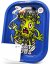 Best Buds Grind Me kleines Metall-Rolltablett mit magnetischer Grinder-Karte