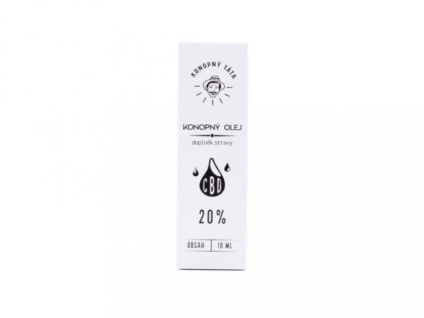 Konopný Táta Chanvre CBD pétrole 20%, 10 ml, 2000 mg