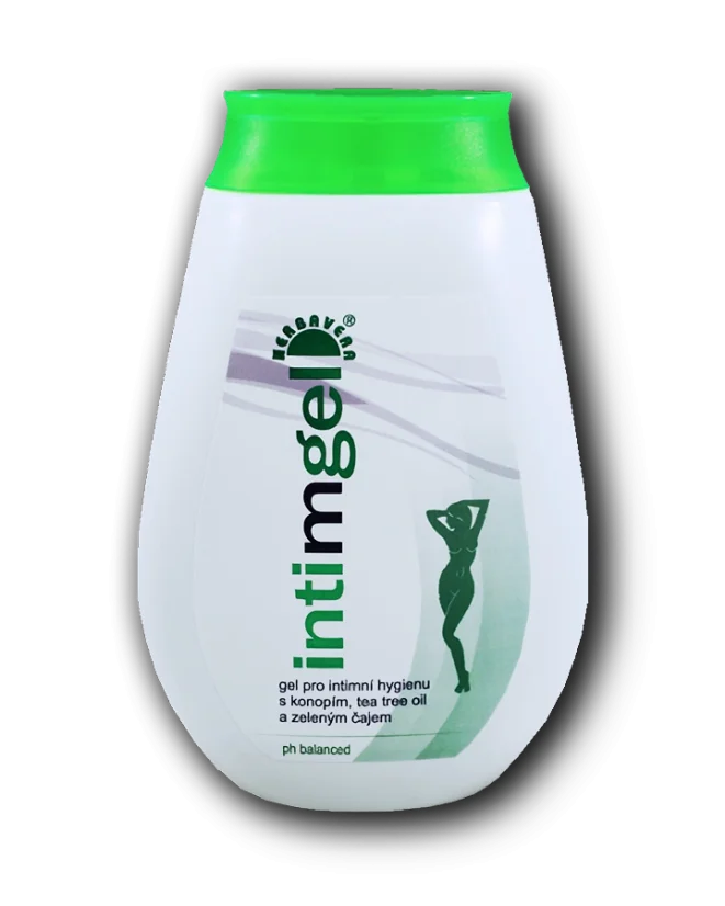 Herbavera gel de duș intim arbore de ceai și ceai verde, 250 ml