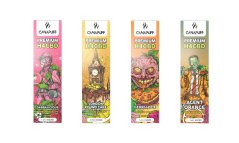 CannaPuff H4CBD Vapes, Set All in One - 4 arome x 1 ml