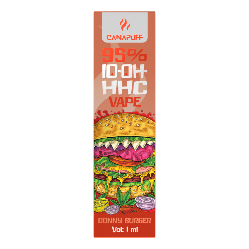 CanaPuff 10-OH-HHC Wegwerp Vape Pen Donny Burger, 10-OH-HHC 95%, 1 ml