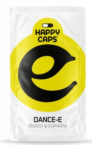 Happy Caps Dance E - Capsule energizante și euforice (supliment alimentar), Cutie cu 10 bucăți, 40 g