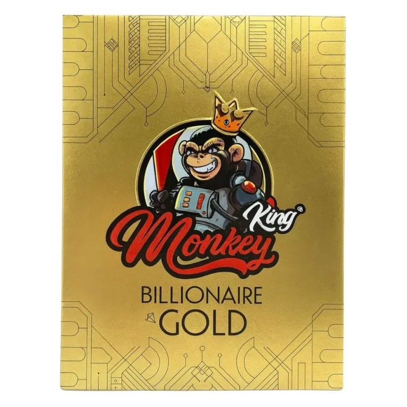 Monkey King KSS Foițe de rulat cu filtre Billionaire Gold, 1 carnet