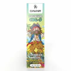 CanaPuff CBG9 Jednorazowy waporyzator Caribbean Breeze, CBG9 79%, 1 ml