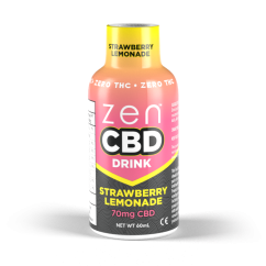 ZEN CBD Drink - Limonada de fresa, 70 mg, 60 ml
