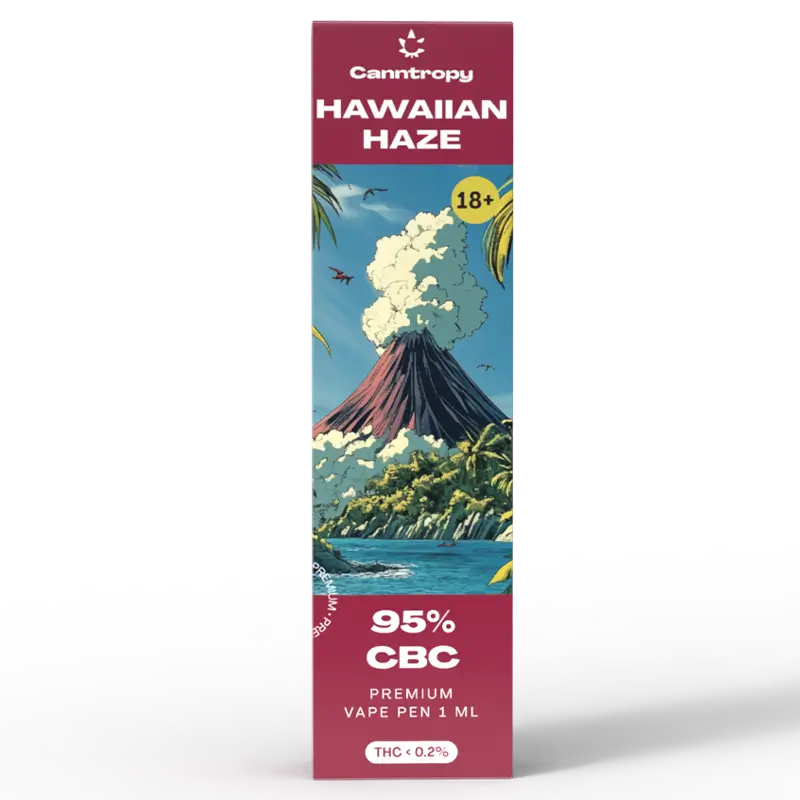Canntropy CBC Vape Pen Hawaiian Haze, 95 % CBC, 1 ml