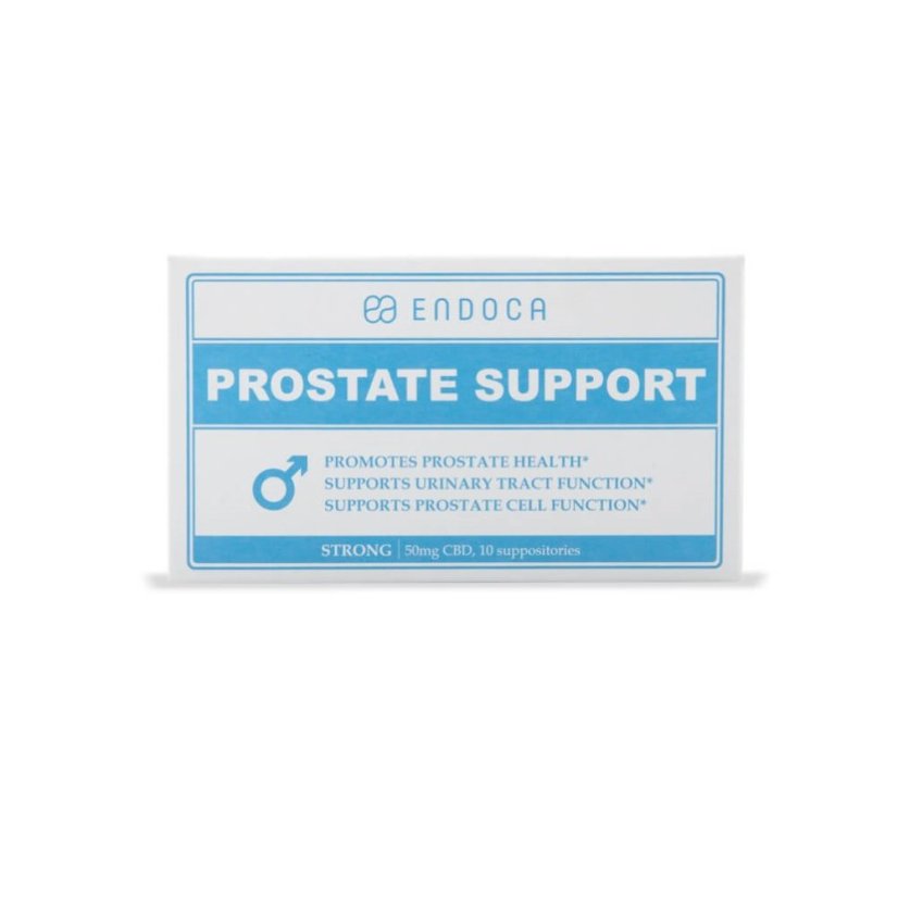 Endoca Suppositoires pour le soutien de la prostate 500 mg de CBD, 10 pièces