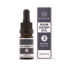 Endoca RAW Aceite de cáñamo 300 mg CBD + CBDa (3%), 10 ml