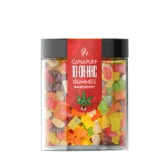 CanaPuff 10-OH-HHC Gummies Raspberry, THC λιγότερο από 0 %, 10 - 50 τμχ