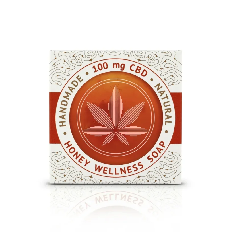 Cannaline Sabonete artesanal Honey Wellness CBD, 100 mg CBD