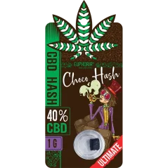 Euphoria CBD Hash Choco, CBD 40%, 1 g