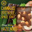 Brownie cu alune de canabis Ambalaj Deluxe (aromă puternică Sativa) - Cutie (24 pachete), 2400 g