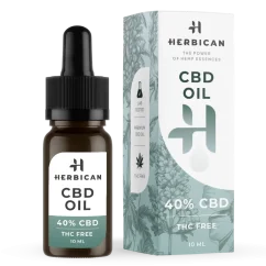 Herbican Olio di CBD senza THC, 40%, 10 ml