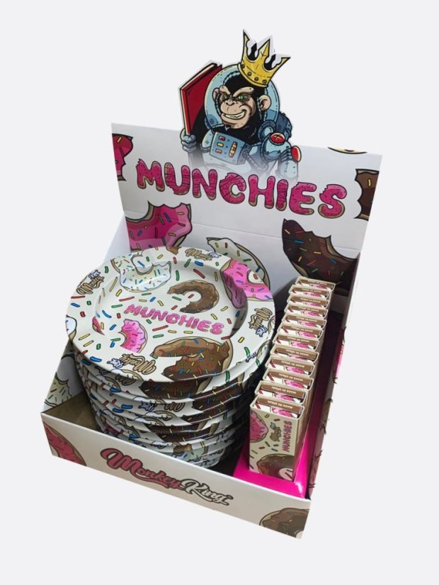 Monkey King „Munchies“ peleninė su KS plonu sukimo popieriumi ir antgaliais